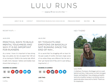 Tablet Screenshot of luluruns.com